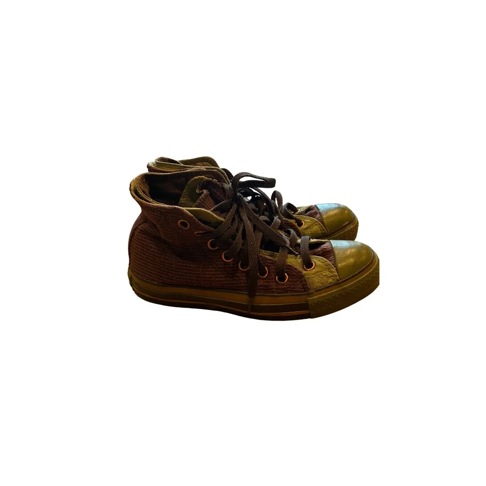 Converse Chuck Taylor All Star High-top, Woman's 6 / Men's 4 Canvas Green/Brown
